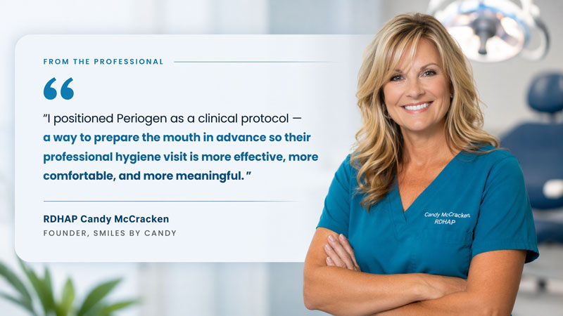 RDHAP Candy McCracken Periogen Testimonial